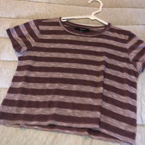 Maroon crop top